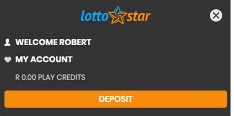 my lottostar account
